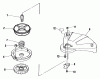 Shindaiwa F21 - String Trimmer Listas de piezas de repuesto y dibujos Guard, Trimmer Head