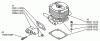 Shindaiwa RC45 - String Trimmer / Brush Cutter Pièces détachées Cylinder Head