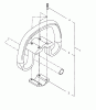 Shindaiwa T222 - String Trimmer Listas de piezas de repuesto y dibujos Handle Assembly
