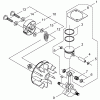 Shindaiwa T230XR EMC - String Trimmer, S/N: 36005665 - 36007144 Listas de piezas de repuesto y dibujos Clutch, Piston