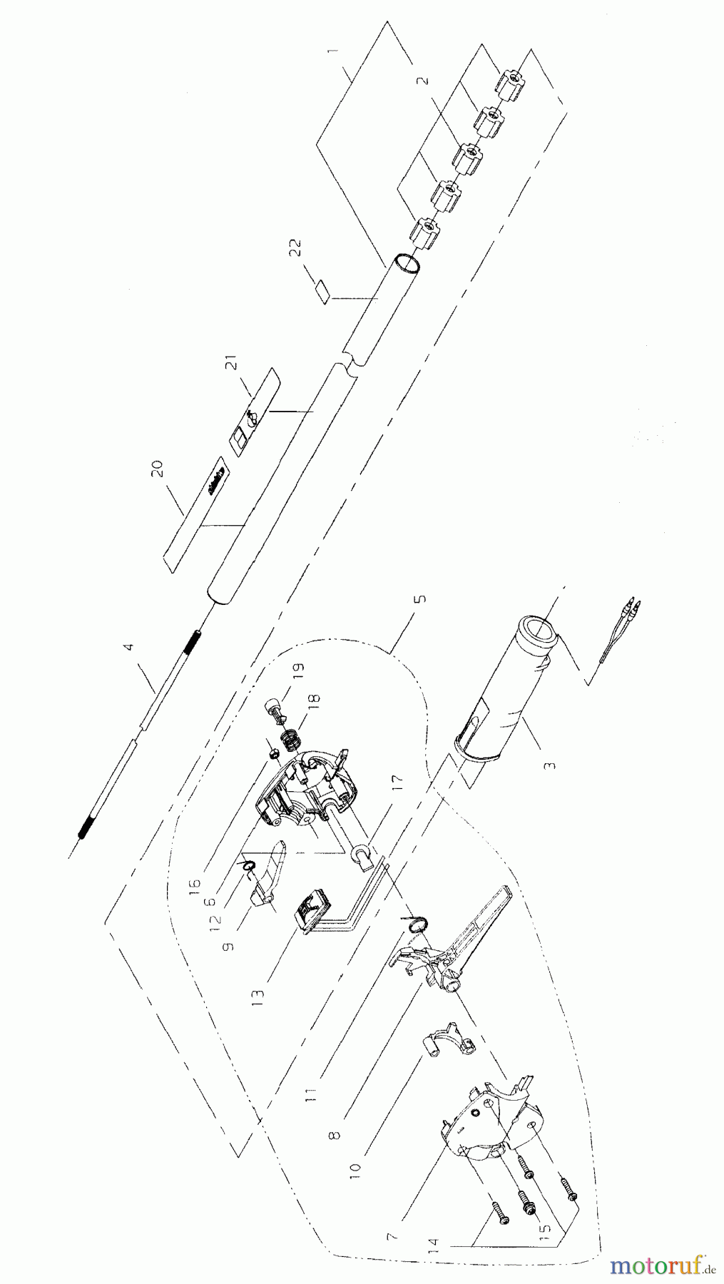 Shindaiwa Trimmer, Faden / Bürste T261X - Shindaiwa String Trimmer General Assembly #8