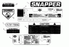 Snapper PL71402KVW - Wide-Area Walk-Behind Mower, 14 HP, Gear Drive, Loop Handle, Series 2 Pièces détachées Decals
