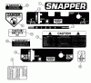 Snapper SPL160BV - Wide-Area Walk-Behind Mower, 16 HP, Gear Drive, Loop Handle, Series 0 Pièces détachées Decals