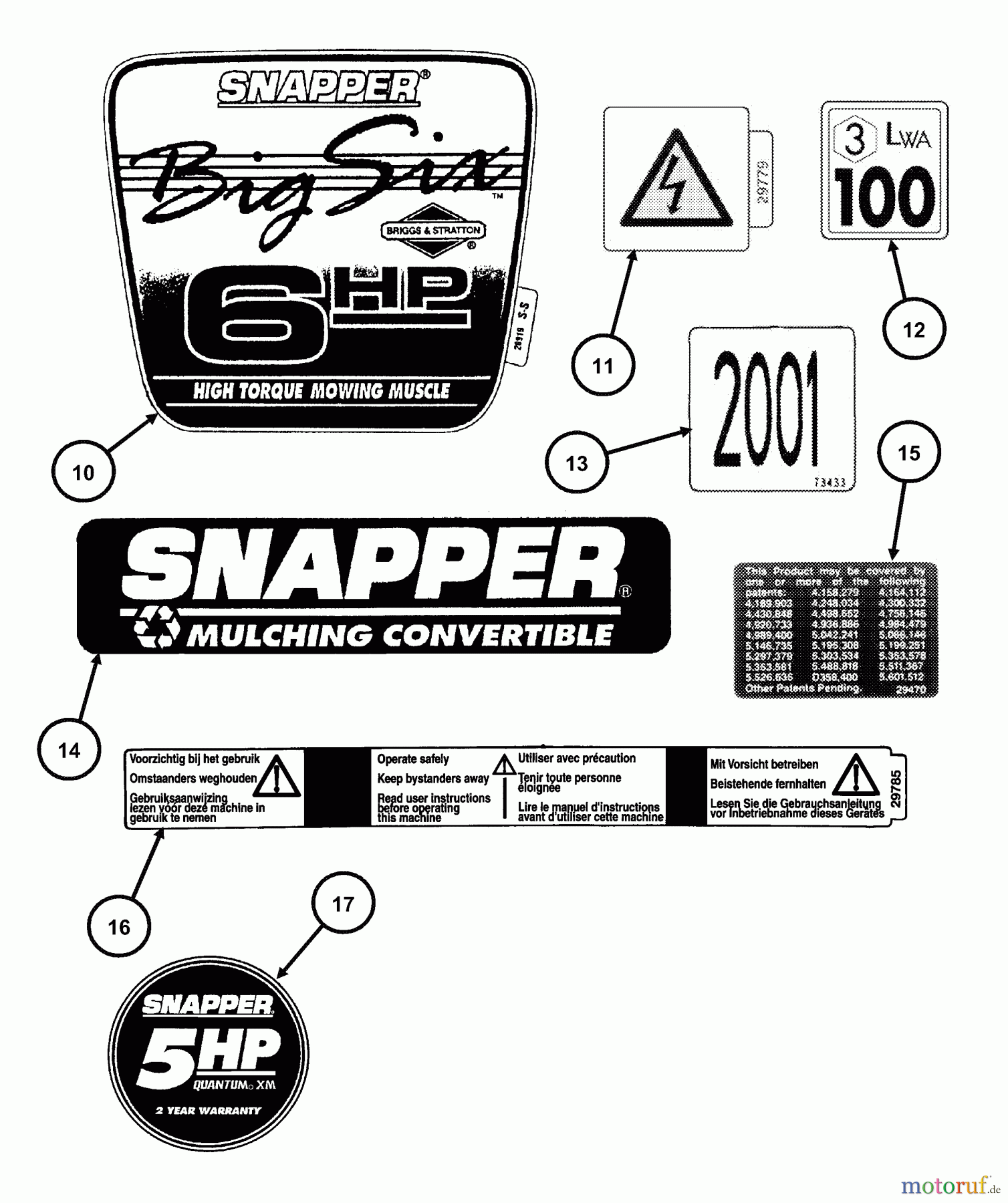  Snapper Rasenmäher NRP215012 - Snapper 21
