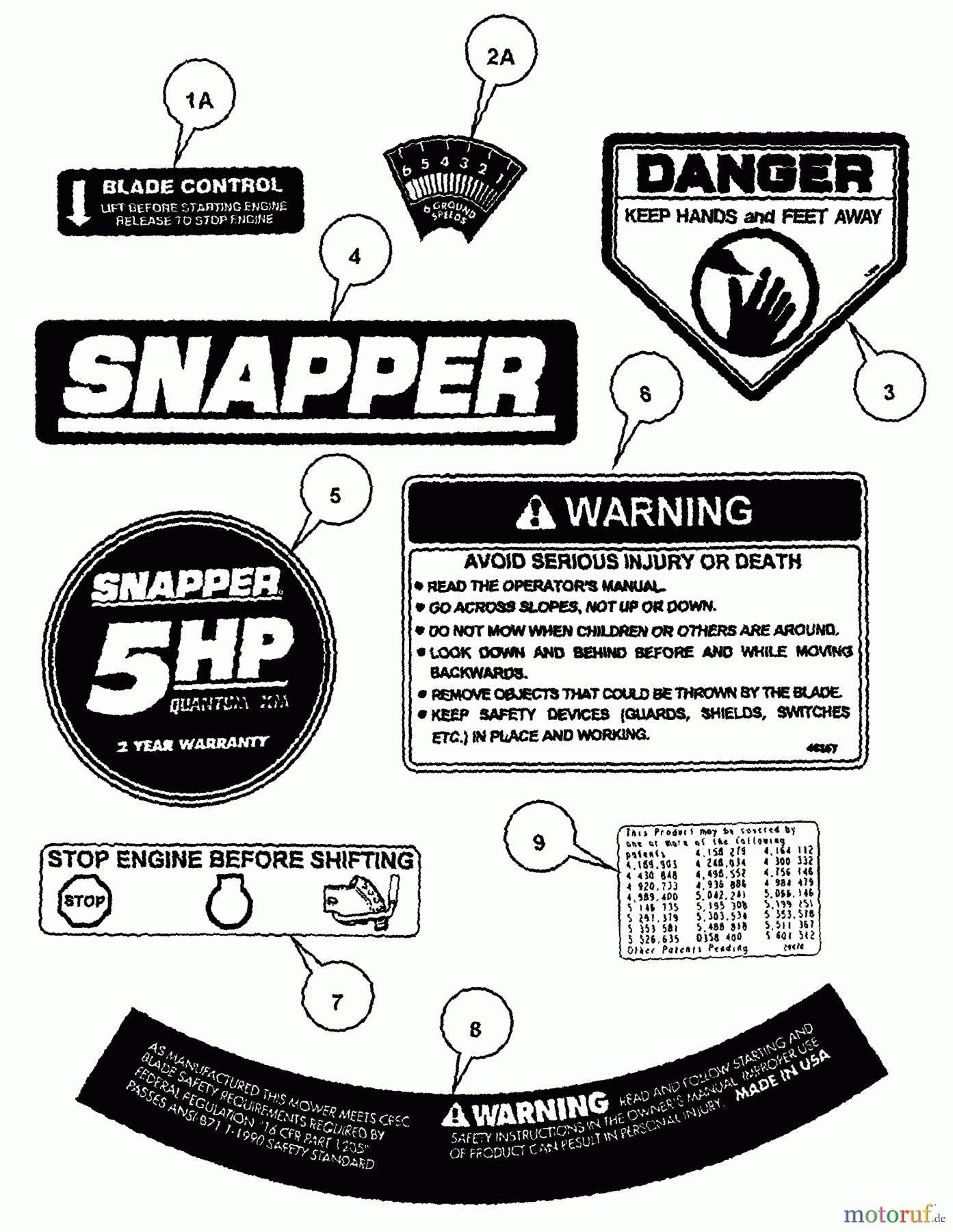  Snapper Rasenmäher MCRP215015KWV (84645) - Snapper 21