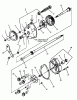 Snapper MR216518B (80458) - 21" Walk-Behind Mower, 6.5 HP, Steel Deck, MR Series 18 Listas de piezas de repuesto y dibujos TRANSMISSION (DIFFERENTIAL)