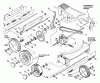 Snapper NR20500 - 20" Walk-Behind Mower, 5 HP, Series 0 Listas de piezas de repuesto y dibujos Wheels, Guards, Axle, Transmission