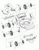 Snapper SP2265FC (7800263) - 22" Walk-Behind Mower, 6.5 HP, 3N1 Listas de piezas de repuesto y dibujos Deck Assembly (Push)