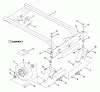 Snapper Y30080 (88027) - 30" Walk-Behind Mower, 8 HP, Series 0 Pièces détachées Frame & Wheels, Front