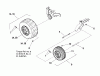 Snapper SC2142 (7800621) - 42" Zero-Turn Mower, 21HP, Twin Stick, ZTR 150Z Series Pièces détachées Wheel & Tire Group (W7502277_W7501712_W7502278)