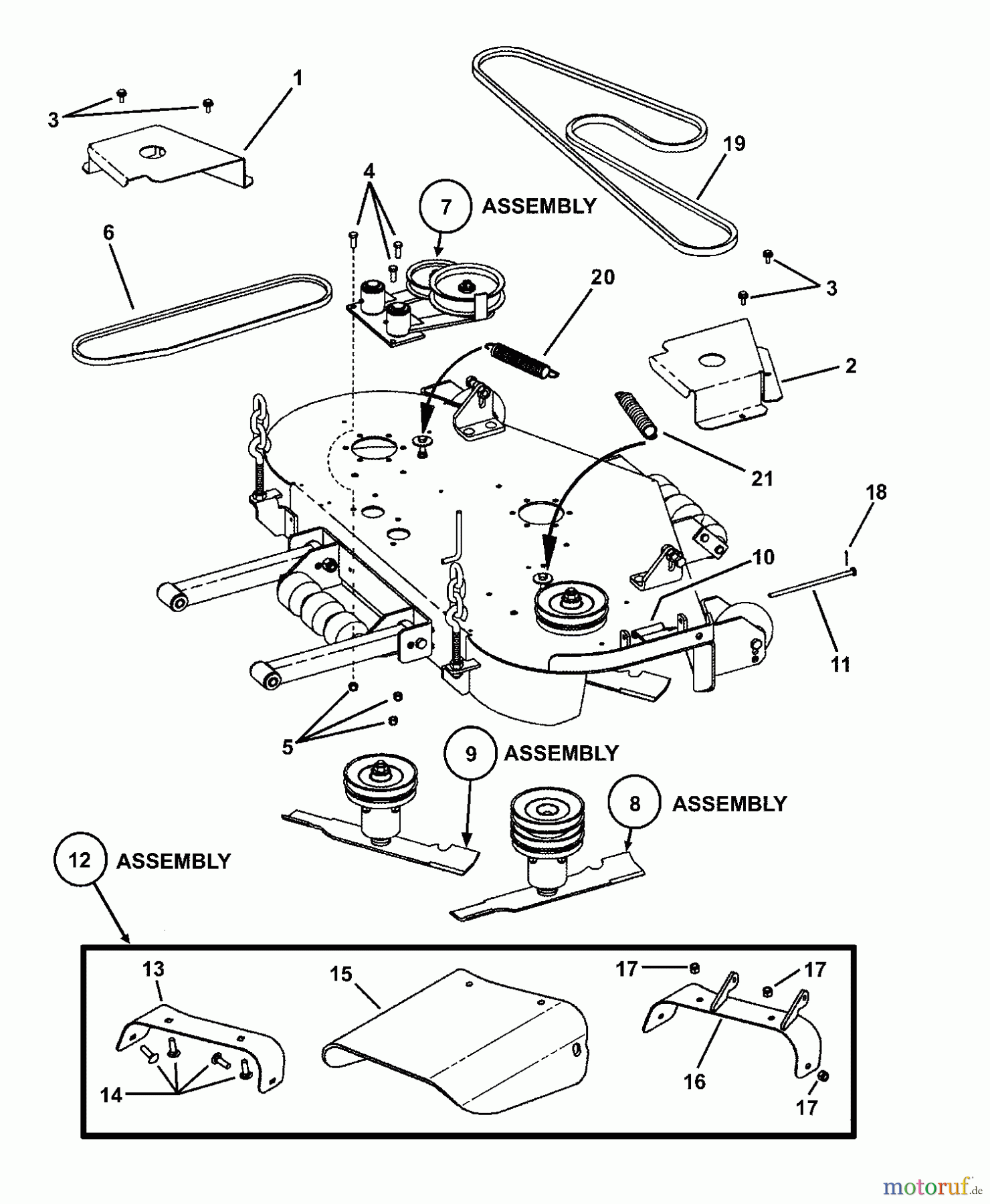 Snapper Nullwendekreismäher, Zero-Turn NZM19483KWV (7800020) - Snapper 48
