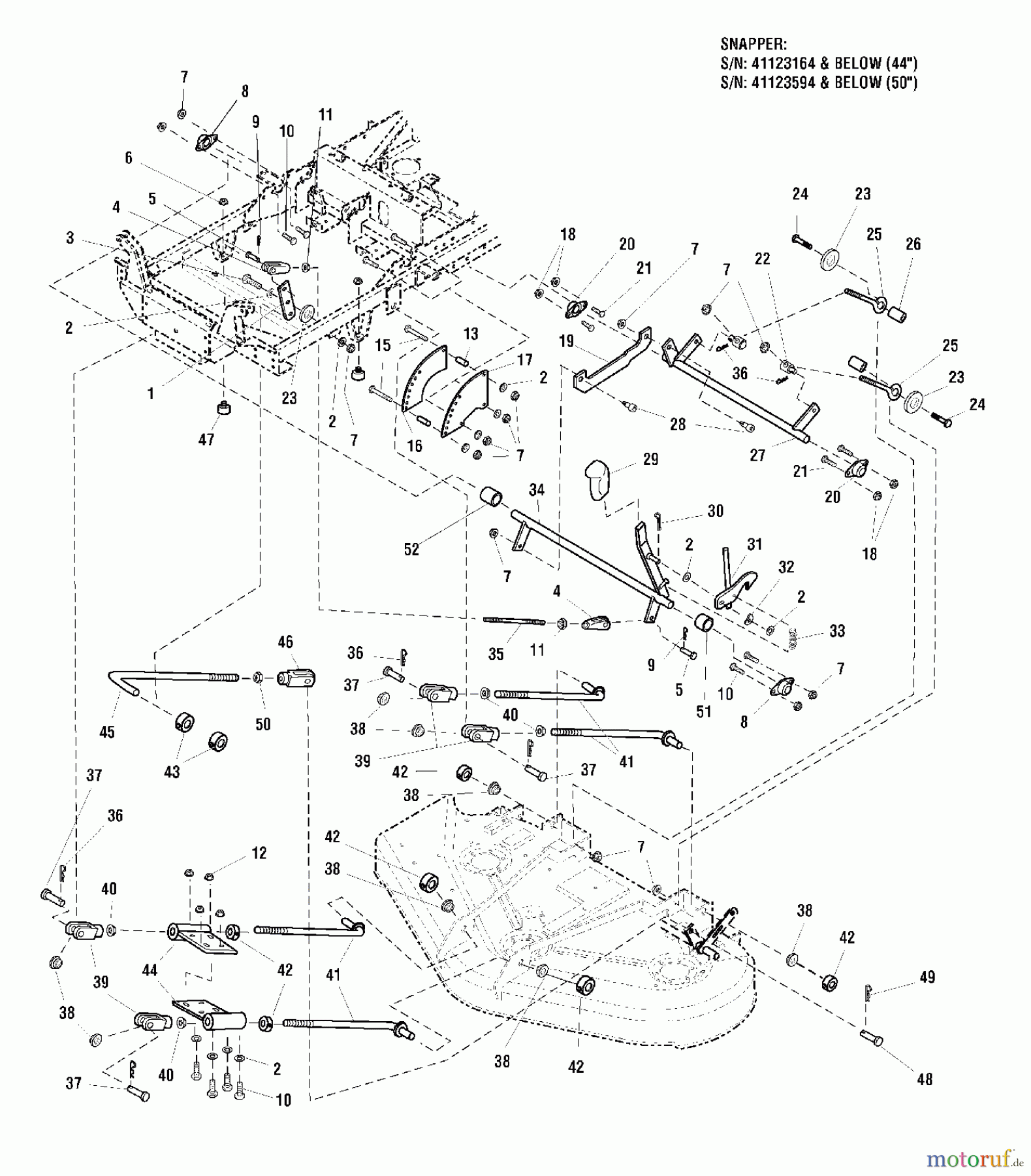  Snapper Nullwendekreismäher, Zero-Turn ZT18440KH (5091000) - Snapper 44