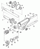 Snapper 7082889 - 38" Snowthrower Attachment LT (3 Piece Frames) Ersatzteile Gearbox Shafts