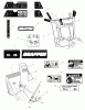 Snapper 9247E (1694602) - 24" Snowthrower, 9 HP, Two Stage, Large Frame, Series 7 (2005) Listas de piezas de repuesto y dibujos Decals Group