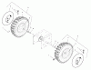 Snapper L1428E (1695328) - 28" Snowthrower, 13.5 HP, Two Stage, Large Frame, Series 2008 Pièces détachées Wheel & Tire Group