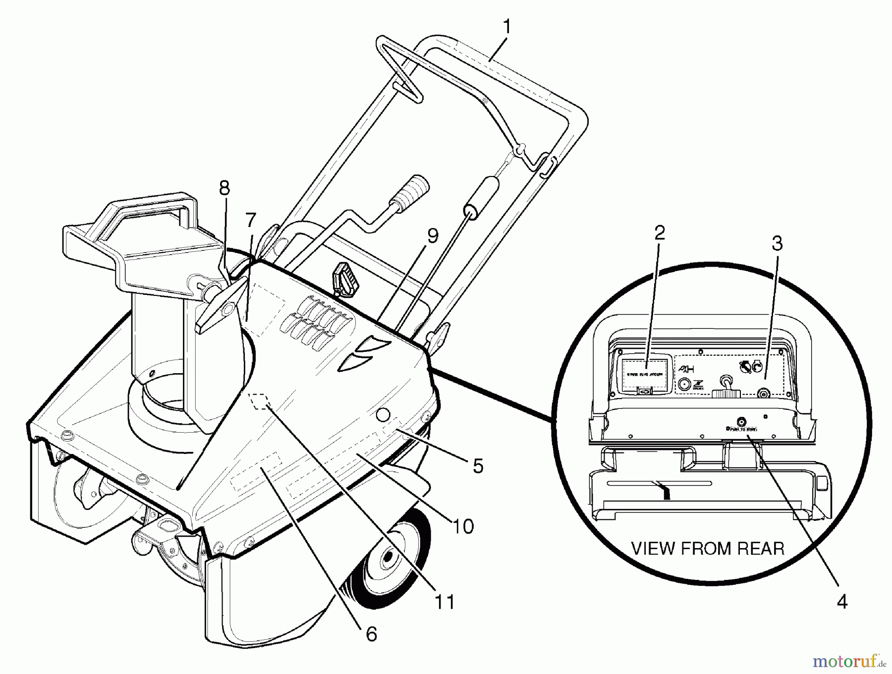  Snapper Schneefräsen 521E (1695702) - Snapper 21