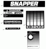 Snapper C3203 (82467) - Snowthrower, Single Stage, Series 3 Pièces détachées Decals