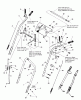 Snapper I5225 (85665) - 22" Snowthrower, 5 HP, Two Stage, Intermediate Frame, Series 5 Listas de piezas de repuesto y dibujos UPPER HANDLES, DASH, CONTROLS
