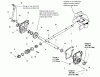 Snapper H1730E (1696178-01) - 30" 16.5TP Large Frame Snowthrower Listas de piezas de repuesto y dibujos Gear Case Assembly