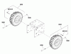 Snapper H1730E (1696178-01) - 30" 16.5TP Large Frame Snowthrower Listas de piezas de repuesto y dibujos Wheels & Tires Group