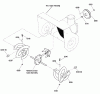 Snapper M924E (1695678) - 24" Snowthrower, 9.0 HP, Intermediate Frame (2009) Listas de piezas de repuesto y dibujos Auger Drive Group - Med. Duty