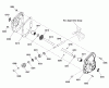 Snapper M924E (1696172-01) - 24" Snowthrower, 9TP, Intermediate Stage Pièces détachées Gear Case Assembly