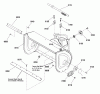 Snapper L1528E (1696005) - 28" Snowthrower, 14.5 HP, Large Frame Listas de piezas de repuesto y dibujos Auger Housing Group