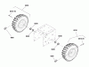 Snapper L1226EX (1696010) - 26" Snowthrower, 11.5 HP, Large Frame Listas de piezas de repuesto y dibujos Wheels & Tires Group