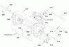 Snapper L1732EX (1695856) - 32" Snowthrower, 16.5TP, Two Stage Large Frame (Export) Listas de piezas de repuesto y dibujos Auger Housing Group