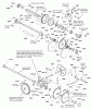 Snapper L1732EX (1695856) - 32" Snowthrower, 16.5TP, Two Stage Large Frame (Export) Listas de piezas de repuesto y dibujos Traction Drive Group