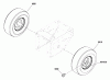 Snapper L1732EX (1695856) - 32" Snowthrower, 16.5TP, Two Stage Large Frame (Export) Listas de piezas de repuesto y dibujos Wheels & Tires Group