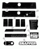 Snapper LE3191E (85662) - 19" Snowthrower, 3 HP, Single Stage, Series 1 Pièces détachées DECALS (94 MODEL YEAR & EARLIER)