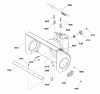 Snapper M1529E (1696175-01) - 29" Snowthrower, 14.5TP, Intermediate Listas de piezas de repuesto y dibujos Auger Housing Group