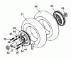 Tanaka Moby - X 25cc PowerBoard Listas de piezas de repuesto y dibujos Front Wheel
