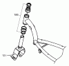 Tanaka Moby - X 25cc PowerBoard Listas de piezas de repuesto y dibujos Steering Stem & Head