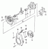 Tanaka PB-SE803 - Moby-XL 40cc PowerBoard Listas de piezas de repuesto y dibujos Crankcase, Flywheel, Starter Pulley