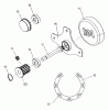 Tanaka TPB-350GX - 35cc PowerBoard Listas de piezas de repuesto y dibujos Clutch Drum & Mounting Ring