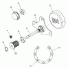 Tanaka TPB-400GX - 40cc PowerBoard Ersatzteile Clutch Drum & Mounting Ring