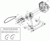 Tanaka TPK-400GS - 40cc Paveracer Kart Listas de piezas de repuesto y dibujos Gear Box, Clutch Drum & Chain