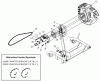 Tanaka TPK-470GS - 47cc Paveracer Kart Listas de piezas de repuesto y dibujos Gear Box, Clutch Drum & Chain