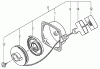 Tanaka TPK-470GS - 47cc Paveracer Kart Listas de piezas de repuesto y dibujos Recoil Starter