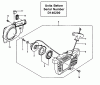 Tanaka TCS-3401 - Professional Pruning Saw Listas de piezas de repuesto y dibujos Recoil Starter (Units Before Serial Number D146200)