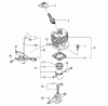 Tanaka TPS-270PN - Extended Reach Pole Saw Listas de piezas de repuesto y dibujos Engine / Cylinder, Piston, Crankshaft, Ignition