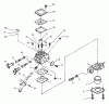 Tanaka TBC-2400 - Line Trimmer Pièces détachées Carburetor Assembly