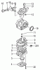 Tanaka TBC-340D - Grass Trimmer / Brush Cutter Pièces détachées Carburetor