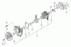 Tanaka TBC-340D - Grass Trimmer / Brush Cutter Pièces détachées Starter Pawl, Flywheel, Crankcase