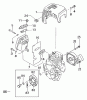 Tanaka TBC-420PF - Trimmer / Brush Cutter Pièces détachées Muffler, Cover & Clutch