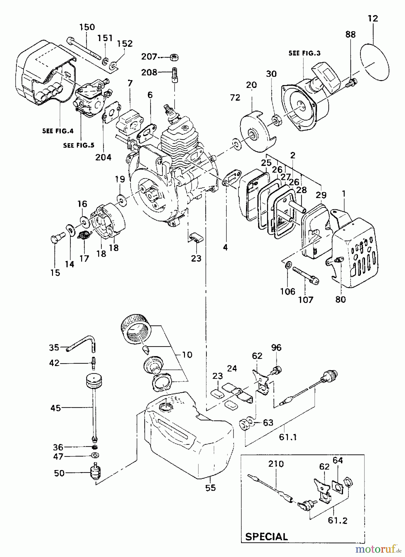  Tanaka Heckenscheeren THT-162 - Tanaka Hedge Trimmer Engine Components