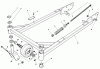 Toro 30133 - 32" Recycler Mower, 1990 (0000001-0999999) Pièces détachées CARRIER FRAME ASSEMBLY