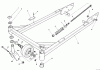 Toro 30133 - 32" Recycler Mower, 1991 (1000001-1999999) Pièces détachées CARRIER FRAME ASSEMBLY